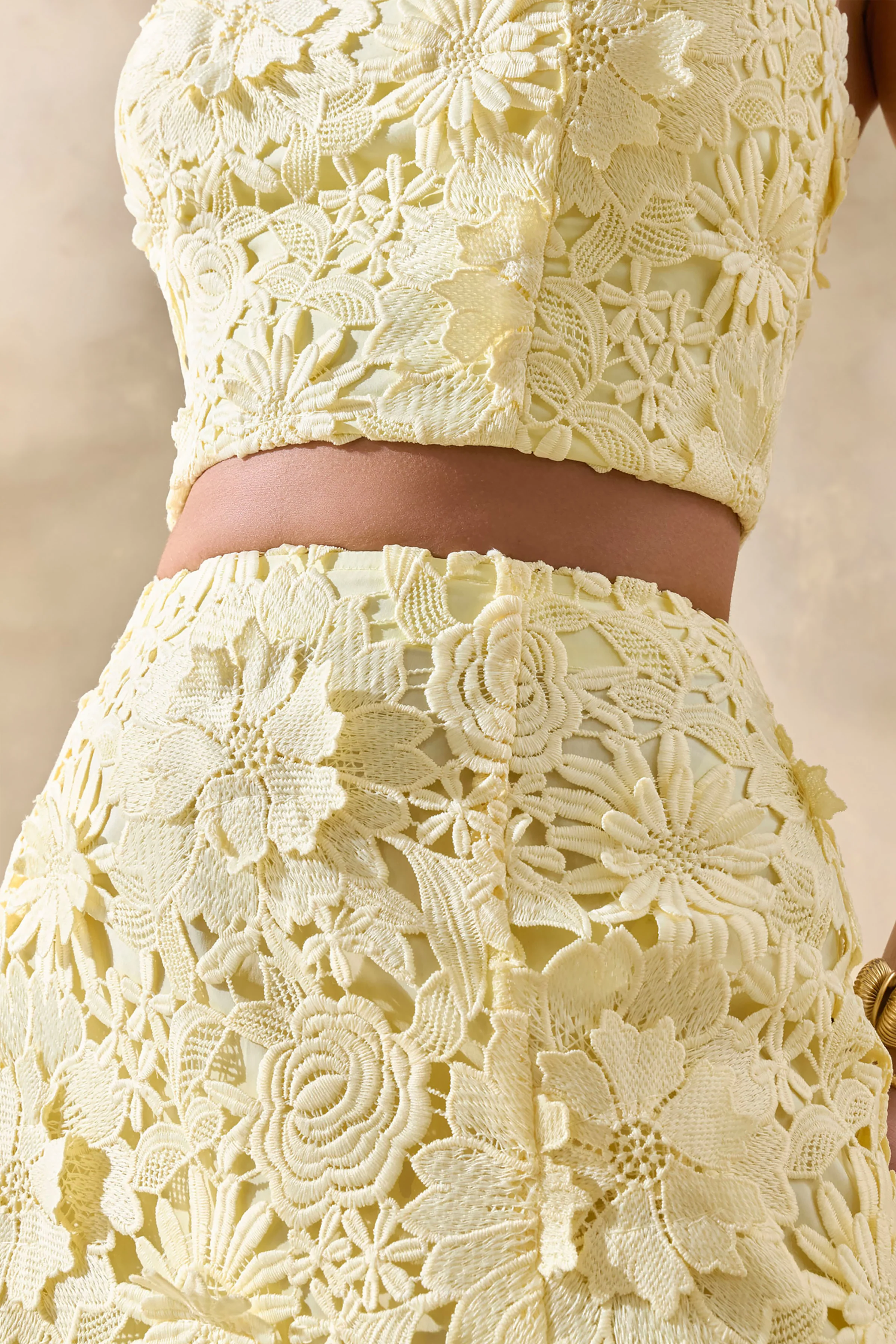 Esmara | Jupe longue citron en dentelle - Image 5