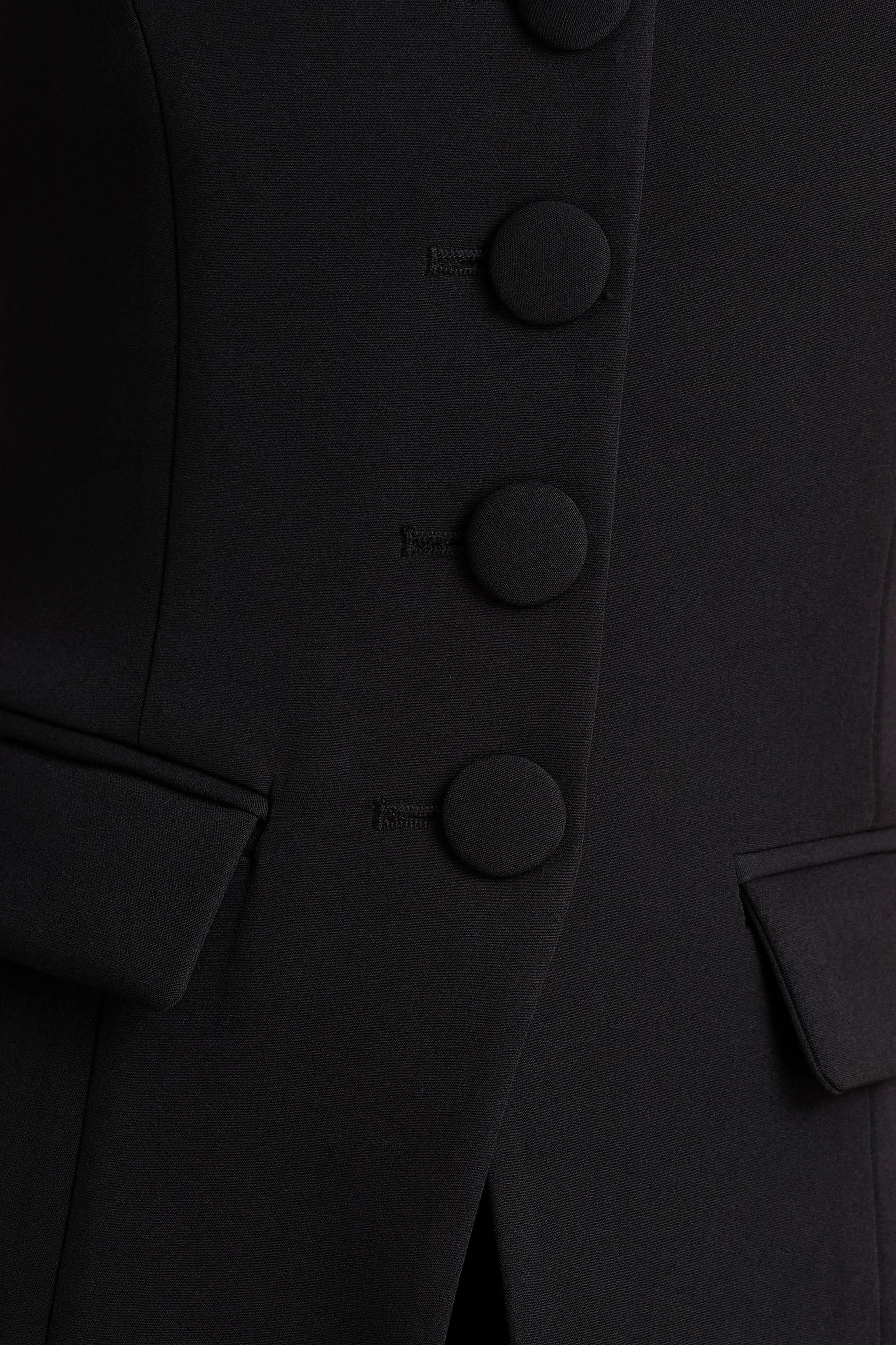 Tecla | Gilet tailleur boutonné noir - Image 6